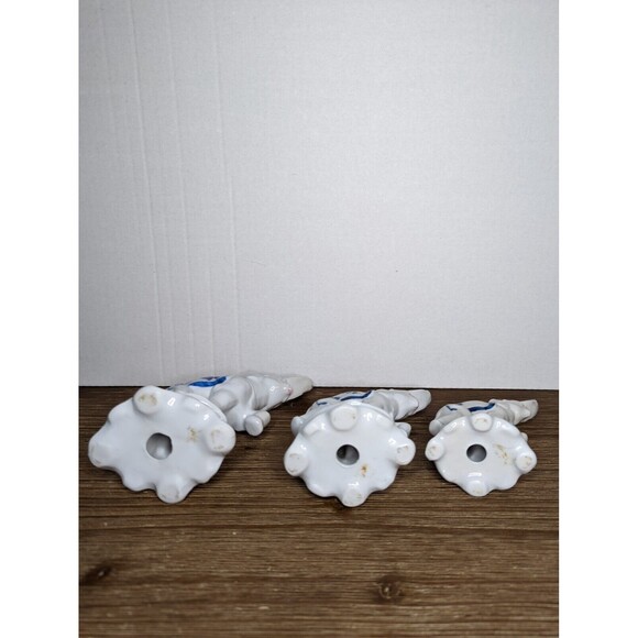 Circus Elephant Figurines, Set of 3 porcelain elephants, Blue onion elephants - Picture 6 of 6